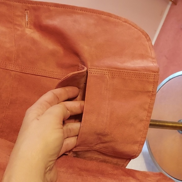 Cherokee Women's Pink Suede Fitted Jacket Buttoned Lined Y2K  Size XS - Picture 3 of 13